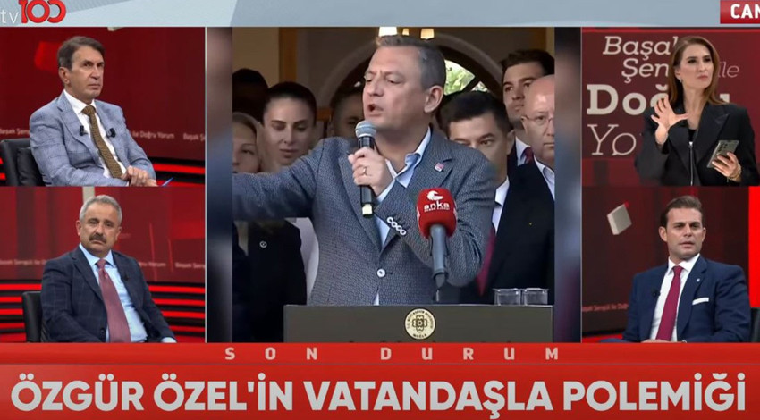 Özgür Özel'in vatandaşla polemiği tv100'de açıklığa kavuştu