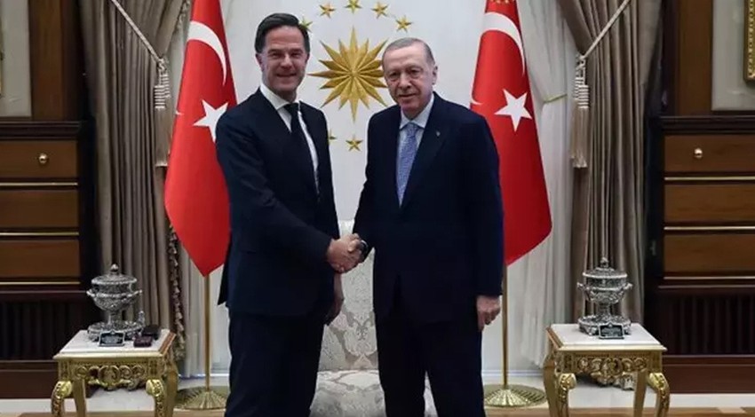 Cumhurbaşkanı Erdoğan, NATO Genel Sekreteri Mark Rutte'yi kabul etti