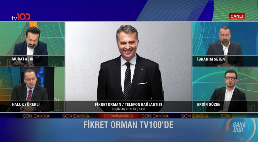 Beşiktaş eski Başkanı Fikret Orman tv100’e konuştu! Beşiktaş Başkanlığı’na aday olacak mı?