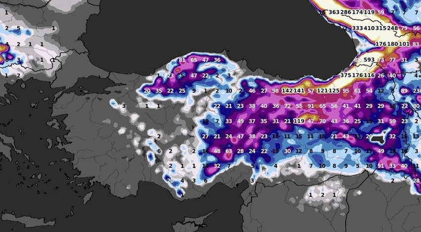 Türkiye'nin her yerini kapladı, Batı bölgesinde 0'landı