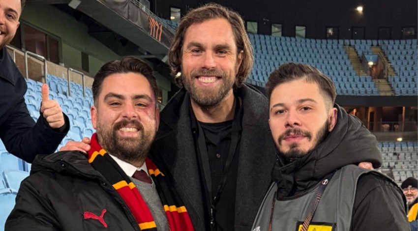 Johan Elmander’den Galatasaray’a ziyaret