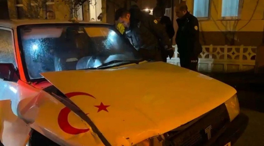 Polisten kaçan alkollü sürücü ortalığı savaş alanına geçirdi!