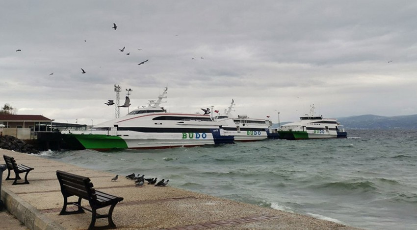 Bursa Deniz Otobüslerinin bazı seferleri olumsuz hava koşulları nedeniyle iptal edildi!