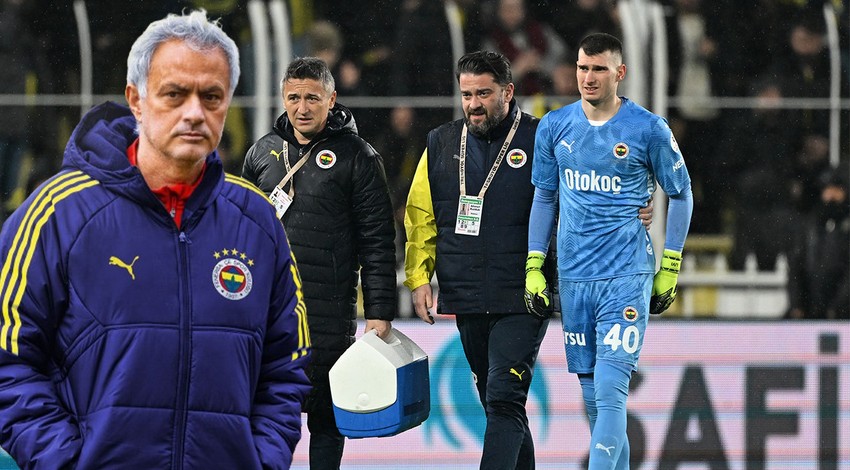 Fenerbahçe’de şok sakatlık! Livakovic’in yerine kaleye kim geçecek? Mourinho’nun elinde iki alternatif var!