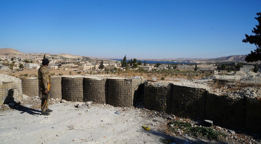 Teröristlerden alınan Tişrin Barajı görüntülendi