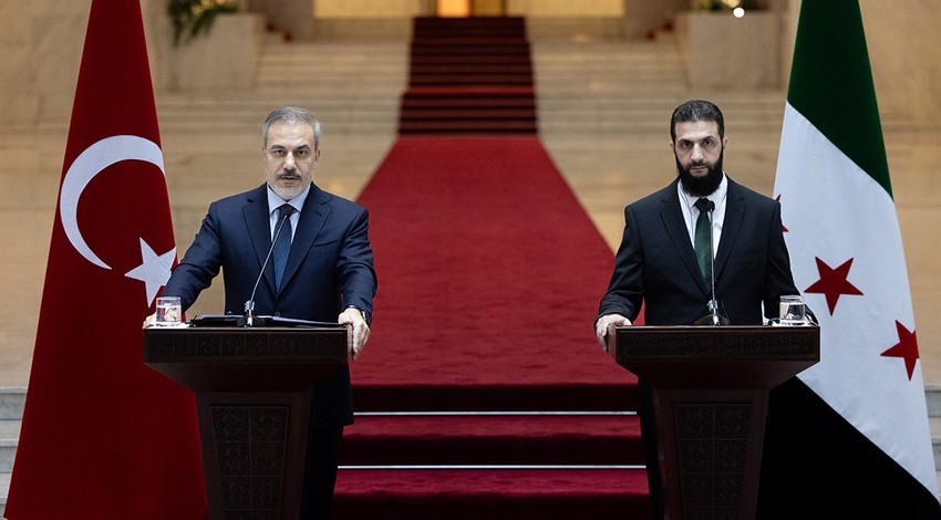 Hakan Fidan ve Ahmet eş-Şara'dan Şam'da açıklama: "PKK/YPG'nin Suriye'de yeri yok"