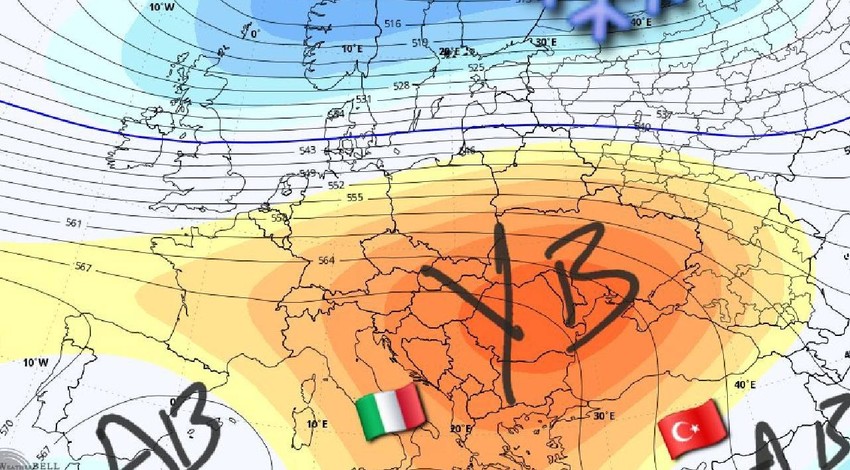 Türkiye ve İtalya'ya 31 Aralık salı günü uyarısı! Romanya'nın üzerinden gelecek