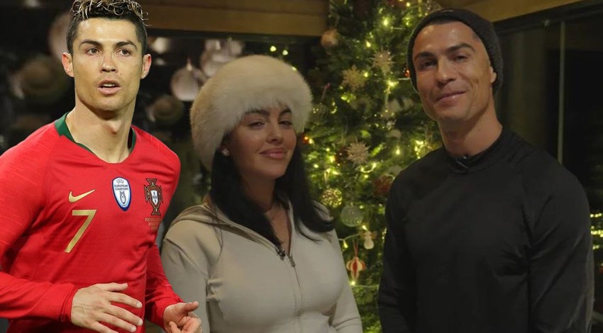 Dünyaca ünlü futbolcu Cristiano Ronaldo ailesiyle birlikte Noel tatilinde! - 20 derecede havuza girdi, o anları gündem oldu