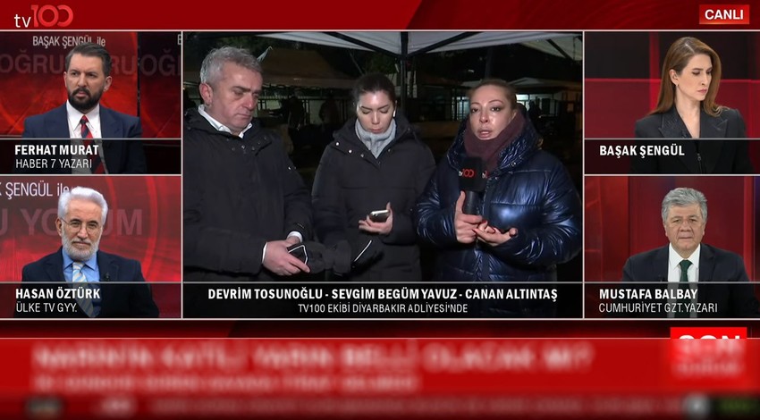 tv100’ün Uzman Polis Muhabiri Devrim Tosunoğlu’ndan canlı yayında yürekleri ısıtan hareket