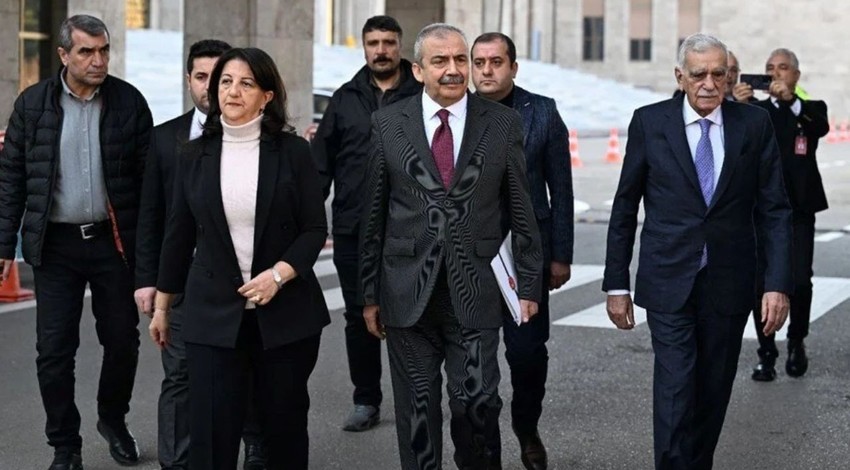 DEM'in İmralı sonrası görüşme turu: AK Parti'den sonra Saadet Partisi ile görüşüldü!