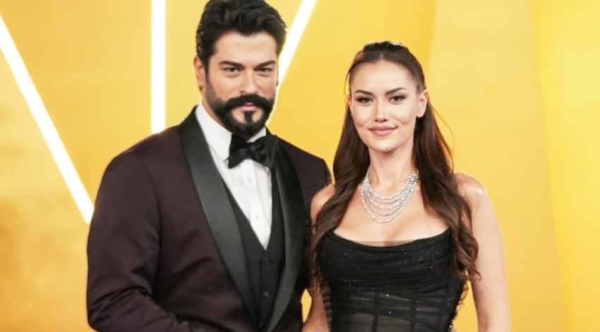 Ödül törenindeki tartışma görüntüleri gündem olmuştu! Fahriye Evcen ve Burak Özçivit çiftinden açıklama geldi