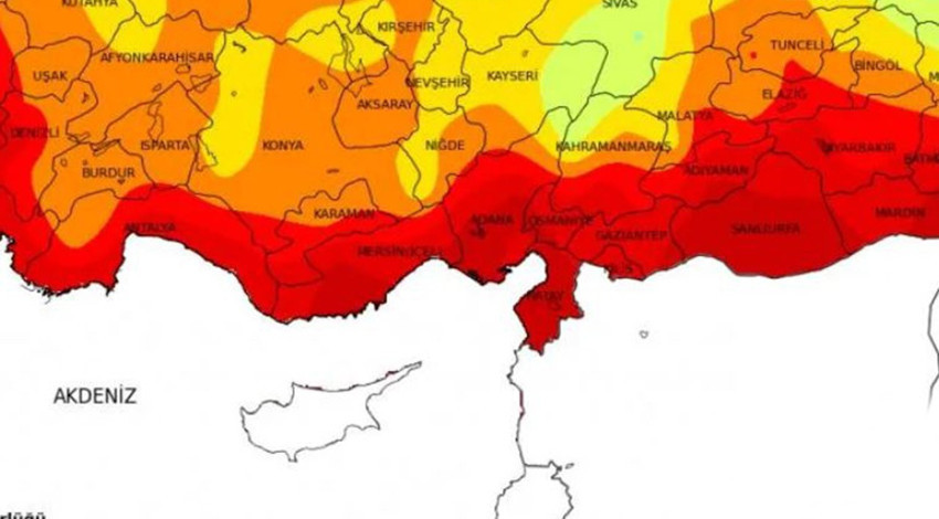 Mersin, Osmaniye, Hatay, Adana, Kilis'e doğru İtalya üzerinden yola çıktı. Salı gecesi giriş yapacak