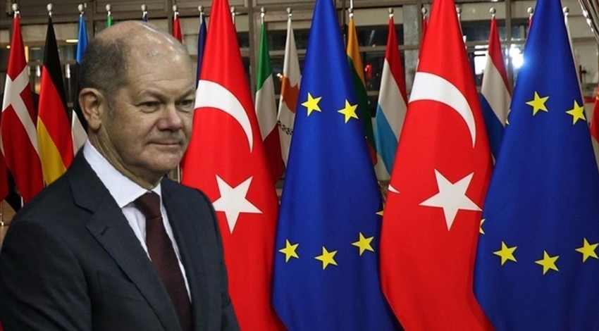 Almanya Başbakanı Scholz'dan flaş açıklama: 'AB ile Türkiye' diyerek paylaştı!