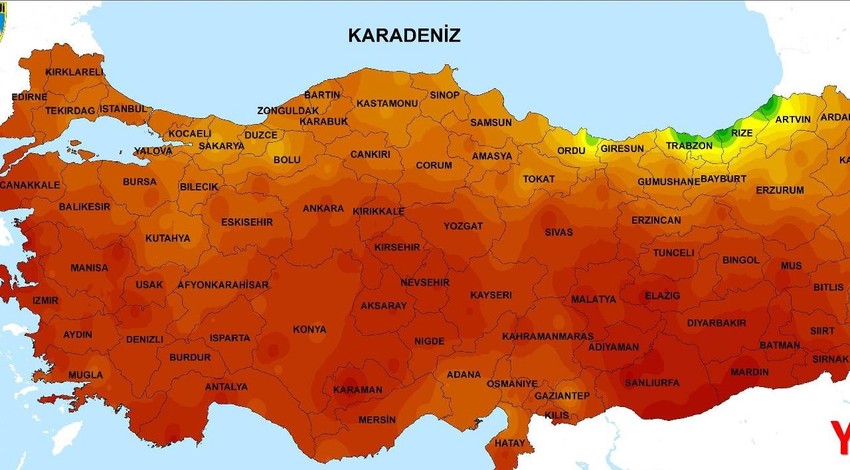 Türkiye'ye pazartesi gecesi uyarısı. Tavan yapacak