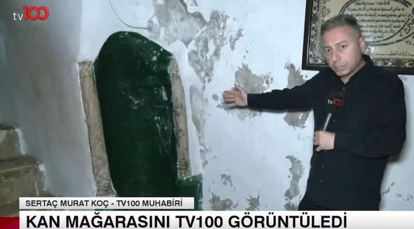 Tarihte ilk cinayetin işlendiği Kan Mağarasını tv100 görüntüledi: İşte Kasiyon Dağı'nda bulunan o mağara!