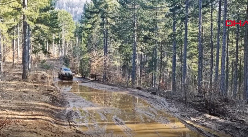 Osmaniye'de arazi aracıyla 1400 metre yüksekliğe kadar çıktı. Tek bir şey için oradaydı