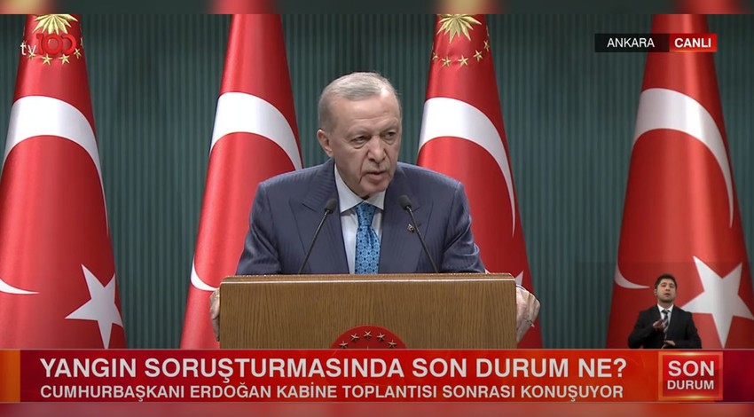 Cumhurbaşkanı Erdoğan kabine toplantısı sonrası konuştu: "Acımız da öfkemiz de büyük, sorumlulardan hesap sorulacak"