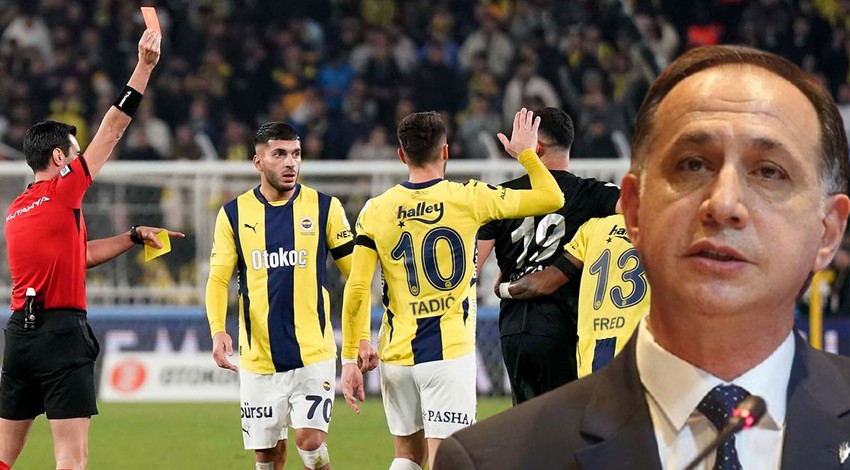 Fenerbahçe -Rizespor maçında Ghezzal’a kırmızı kart göstermişti! MHK Başkanı Ferhat Gündoğdu’dan hakem Burak Pakkan’a olay sözler!