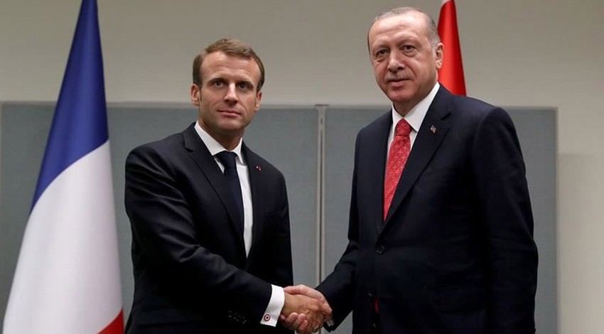 Cumhurbaşkanı Erdoğan, Fransa Cumhurbaşkanı Macron ile görüştü
