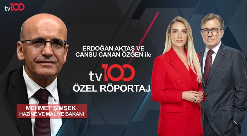 Hazine ve Maliye Bakanı Mehmet Şimşek'ten tv100'de çok önemli açıklamalar: (Enflasyon mesajı) Vatandaşımız müsterih olsun, köklü çözümün peşindeyiz! 2025 hedefini de açıkladı