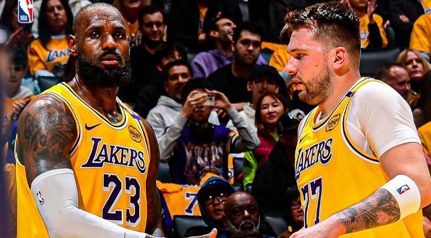 NBA’de beklenen an geldi! Doncic ve LeBron James sahne aldı, Lakers kazandı