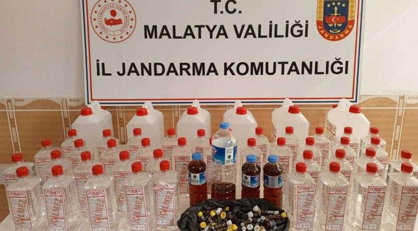 Malatya'da sahte alkol operasyonu: 1 kişi gözaltına alındı!