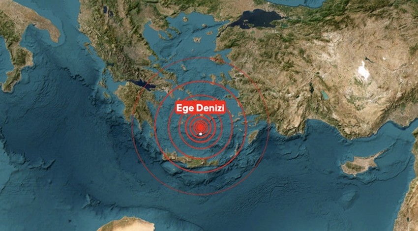 Ege Denizi'nde iki dakika arayla korkutan depremler! Olağanüstü hal ilan edildi