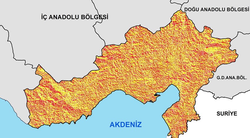 Adana, Mersin, Hatay, Antalya, Osmaniye ve Kilis büyük bir tehlike altında. 120 bin 659 hektarla üçüncü olduk. Akdeniz en kötüsü