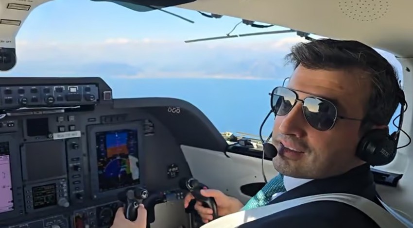 Baykar ihaleyi aldı, Selçuk Bayraktar Piaggio P180 ile uçtu!