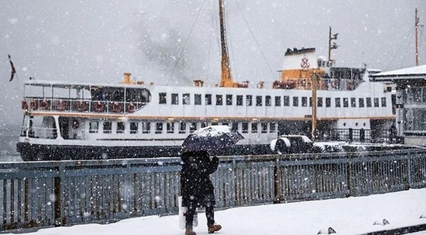 İstanbul'da Şehir Hatları vapur seferleri durduruldu