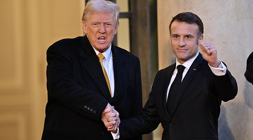 Macron'dan Trump'a dikkat çeken sözler: "Putin'e karşı zayıf olamazsın"