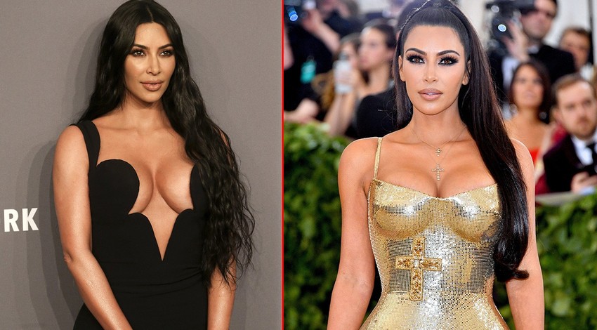 ABD'li ünlü televizyon yıldızı Kim Kardashian'ın plaj çekimlerinde verdiği göğüs dekoltesi ortalığı yaktı geçti! Eğilmesiyle olanlar oldu