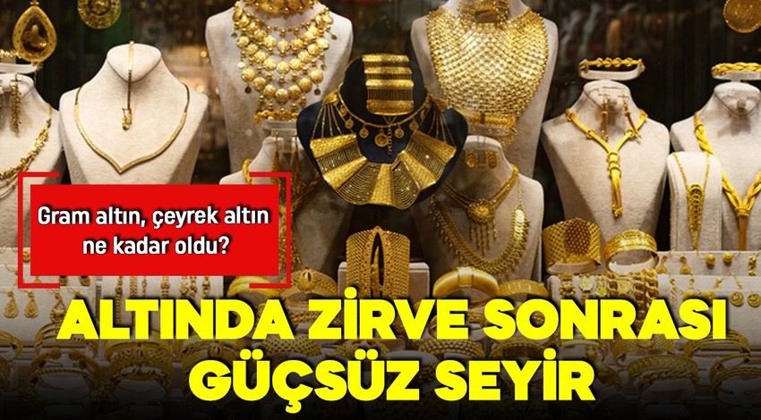 Altında zirve sonrası güçsüz seyir! 27 Şubat altın fiyatları ne kadar oldu? Gram altın, çeyrek altın, cumhuriyet altını fiyatları