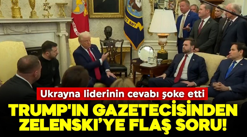 Trump'ın gazetecisinden Zelenski’ye flaş soru! Ukrayna liderinin cevabı şoke etti