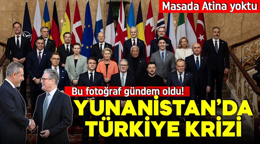 Bu fotoğraf Atina'yı karıştırdı! Yunanistan'da Türkiye krizi! Yunanistan'da tartışmalar başladı!