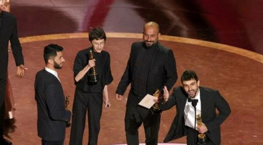 Filistinli ve İsrailli yönetmenlerin Oscar'a damga vuran Filistin sözleri! "Eşit değiliz"