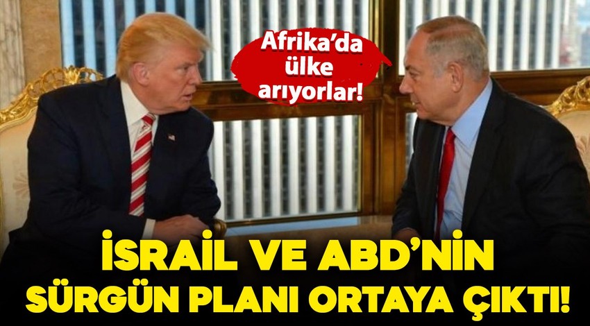 İsrail ve ABD'nin sürgün planı devrede: Filistinliler için Afrika'da ülke arıyorlar!