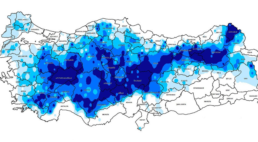 Türkiye'ye 1-2 çarşamba gecesi uyarısı şimdi geldi. Mavi kabus her yere çökecek