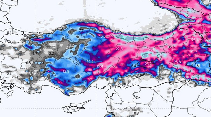 Konya, Niğde, Aksaray, Nevşehir, Kırşehir, Kayseri, Yozgat, Tokat, Sivas, Maraş, Malatya'ya yoğun vuracak. Tarih verildi
