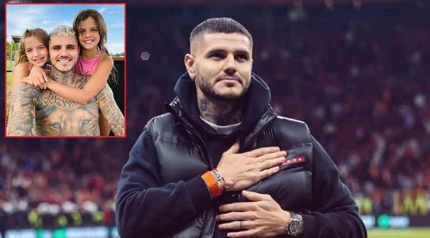 Mauro Icardi sessizliğini bozdu! Kızlarına seslendi: "Yakında, çok yakında.."