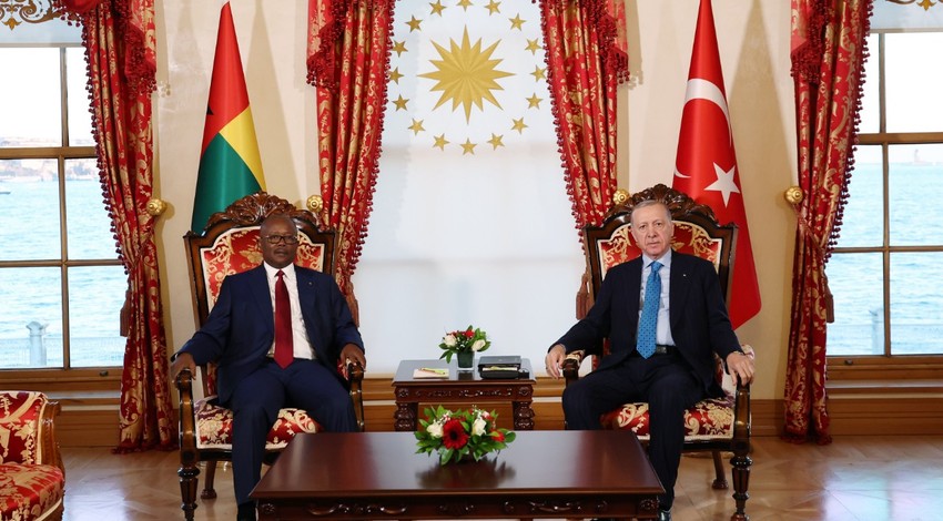 Cumhurbaşkanı Erdoğan, Gine Bissau Devlet Başkanı Embalo ile görüştü