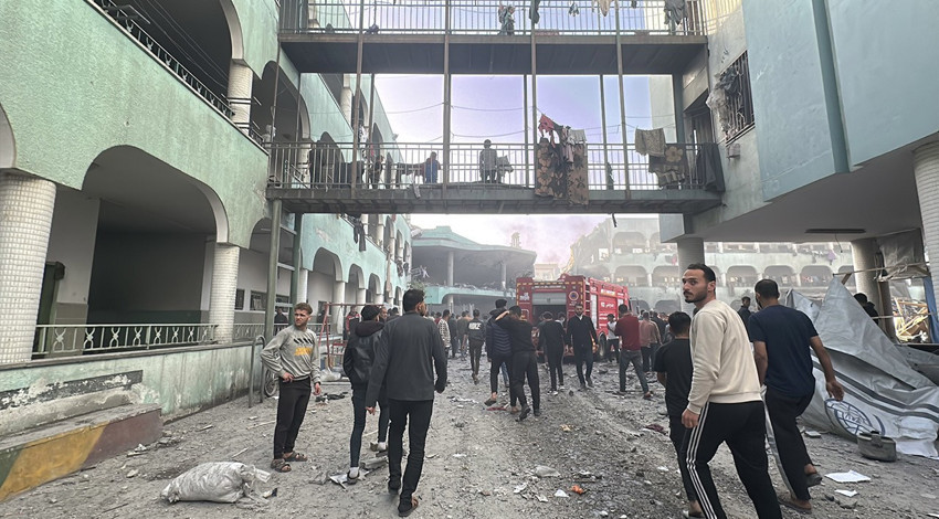 İsrail, Gazze’de Filistinlilerin sığındığı okulu vurdu: Çok sayıda ölü ve yaralı var