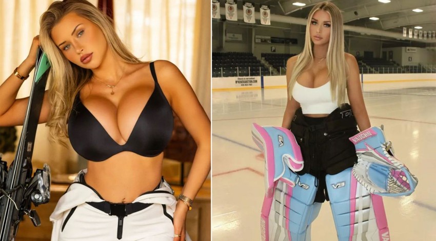 "Dünyanın en çekici hokey yıldızı" olarak anılıyordu! Fenomen Mikayla Demaiter cesur kıyafetleriyle ortalığı kasıp kavurdu