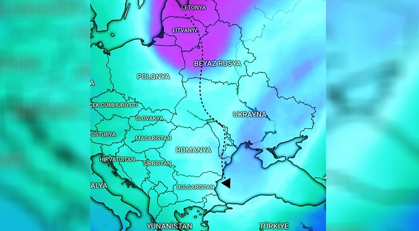 Letonya üzerinden Türkiye'ye doğru yola resmen çıktı. Tarih verildi perşembe gecesi girecek