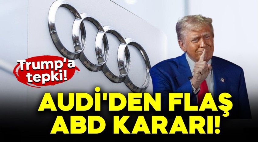 Audi'den flaş ABD kararı! Askıya aldılar