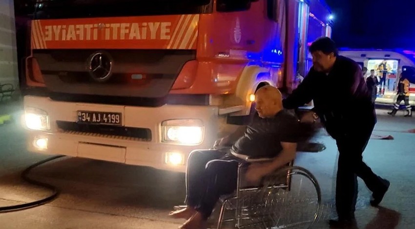 Maltepe'de huzurevinde yangın! Çok sayıda kişi hastaneye kaldırıldı