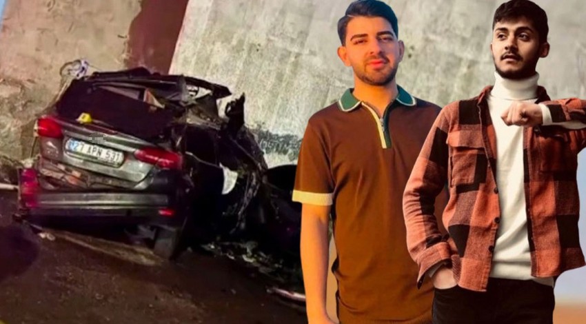 Şırnak'ta feci kaza! Duvara çarpan araç hurdaya döndü: 2 ölü