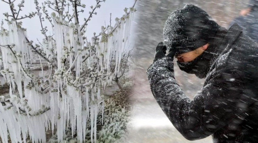 Meteorolojiden 27 il için sarı kodlu uyarı: Zirai don, yoğun kar!