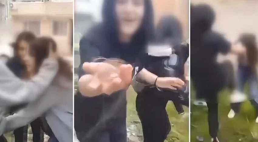 Akran zorbalığı durmuyor!Yer Gaziosmanpaşa! Saçını koparıp, kameraya güldü