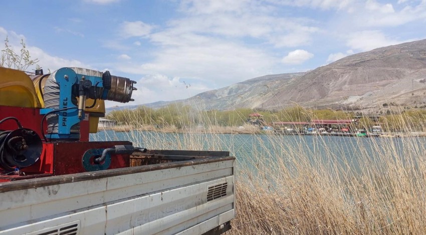 Erzincan'da yaza hazırlık başladı! Ekipler, üreme alanlarını tek tek belirleyip yok etmek için çalışıyorlar